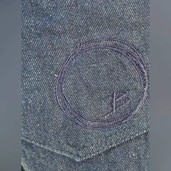 Brandon Maxwell High Rise Classic Straight leg Skinny Dark Blue Denim Size 28 - Picture 8 of 16